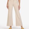 Fit Kut from the Kloth Meg Wide Leg | Meg High Rise Fab Ab Wide Leg, Petite Ecru