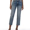 Fit Kut from the Kloth Rachael Mom Jean | Rachael High Rise Fab Ab Mom Jean Charted W/Med Base Wash