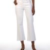 Denim Kut from the Kloth | Kelsey High Rise Ankle Flare, Petite Optic White