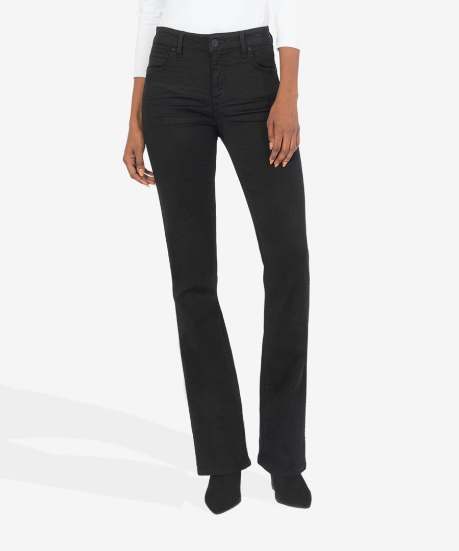 Fit Kut from the Kloth Natalie Boot Cut | Natalie High Rise Fab Ab Bootcut Black