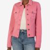 Clothing Kut from the Kloth | Kara Denim Jacket Plush Pink