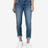 Denim Kut from the Kloth | Catherine Mid Rise Boyfriend (Acclaim Wash) Acclaim W/Dk Stone Base Wash