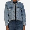 Clothing Kut from the Kloth | Jacqueline Crop Jacket Make W/Medium Base Wash