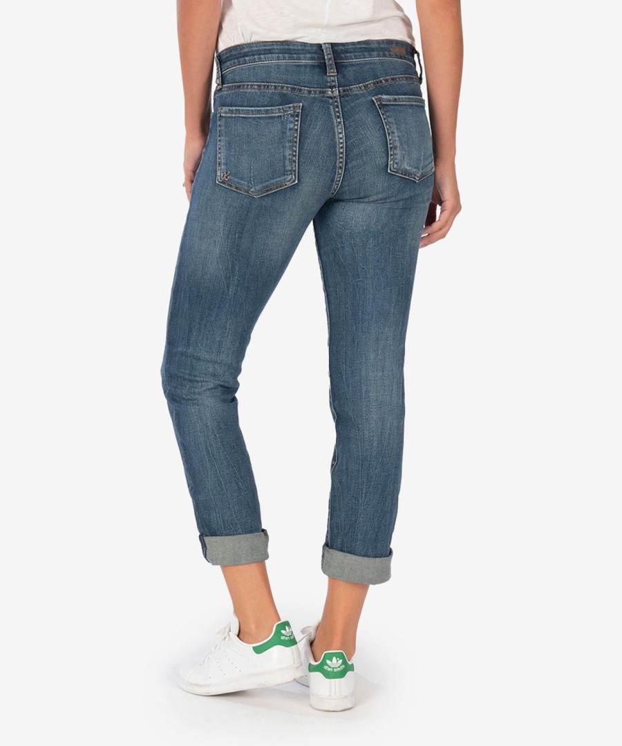 Denim Kut from the Kloth | Catherine Mid Rise Boyfriend