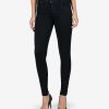 Fit Kut from the Kloth Mia Slim Fit Skinny | Mia Mid Rise Slim Fit Skinny, Exclusive ( Caviar Denim) Black