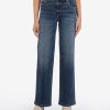 Fit Kut from the Kloth Jean Wide Leg | Jean High Rise Wide Leg Expertise W/Dk Stone Base Wash