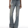 Fit Kut from the Kloth Ana Flare | Ana Mid Rise Flare Credible W/Medium Base Wash