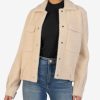 Clothing Kut from the Kloth | Perla Fuzzy Sweater Jacket Light Khaki