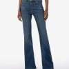 Denim Kut from the Kloth | Ana High Rise Fab Ab Super Flare Welcome W/Dk Stone Base Wash