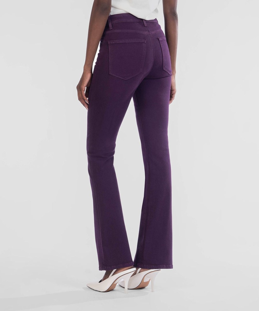 Clothing Kut from the Kloth | Ana High Rise Fab Ab Flare, Exclusive Blackberry