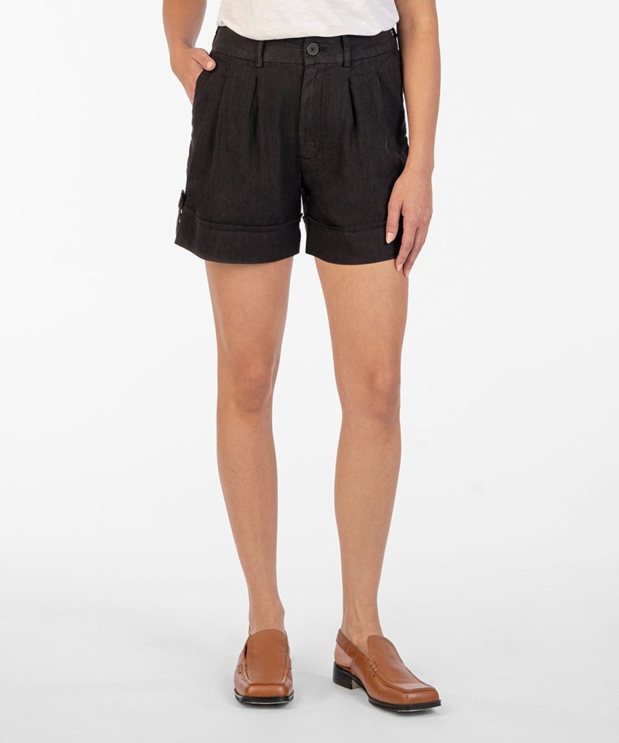 Denim Kut from the Kloth | Sapphire Shorts Black