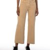 Clothing Kut from the Kloth | Meg High Rise Fab Ab Wide Leg Toast