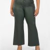 Clothing Kut from the Kloth | Meg High Rise Fab Ab Wide Leg, Long Inseam (Plus) Forest