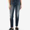 Fit Kut from the Kloth Rachael Mom Jean | Rachael High Rise Fab Ab Mom Jean, Petite Management W/Dk Stone Base Wash