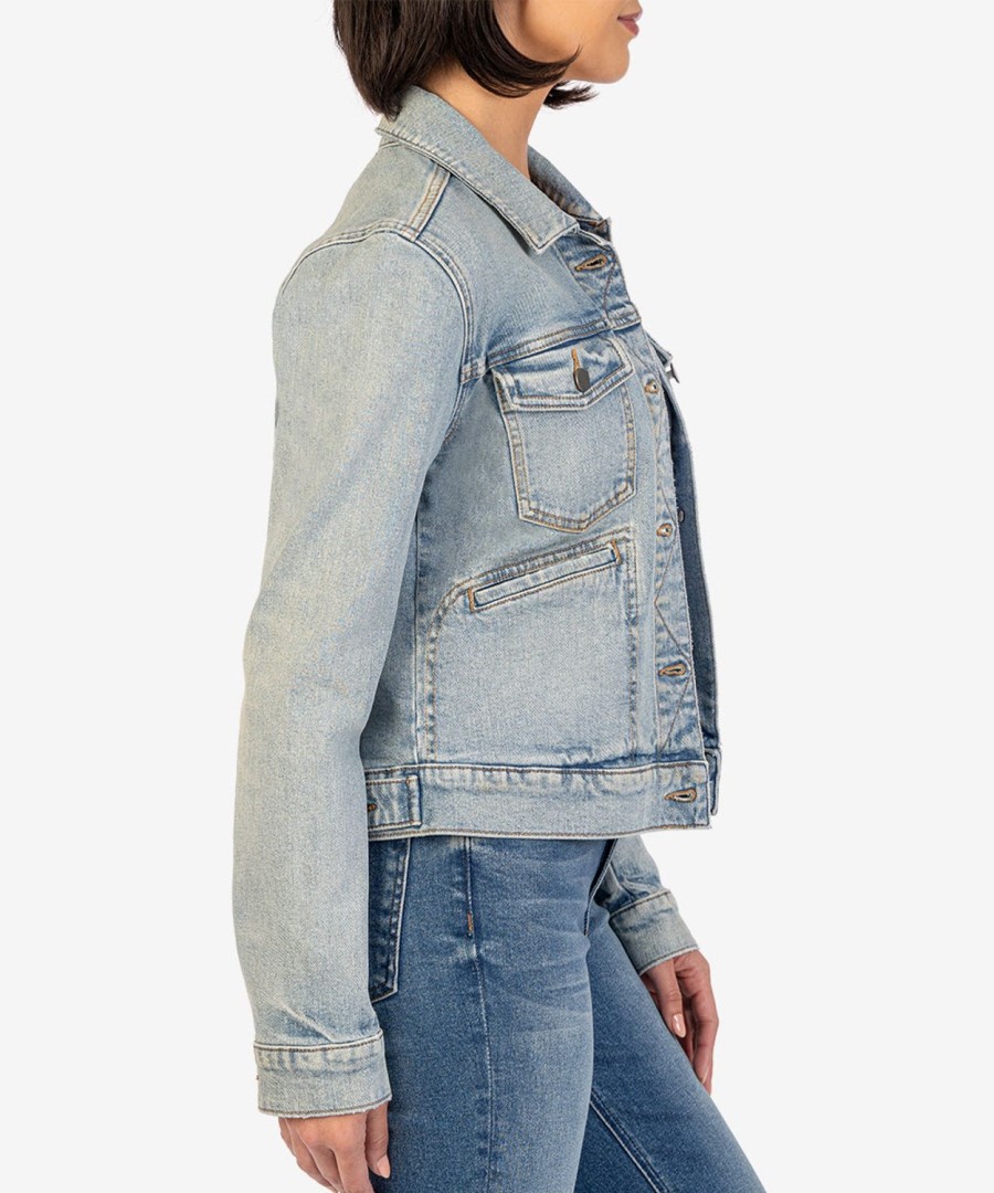 Clothing Kut from the Kloth | Anne Denim Jacket Cultivate W/Vintage Base Wash