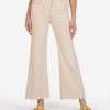 Fit Kut from the Kloth Meg Wide Leg | Meg High Rise Fab Ab Wide Leg ( ) Ecru