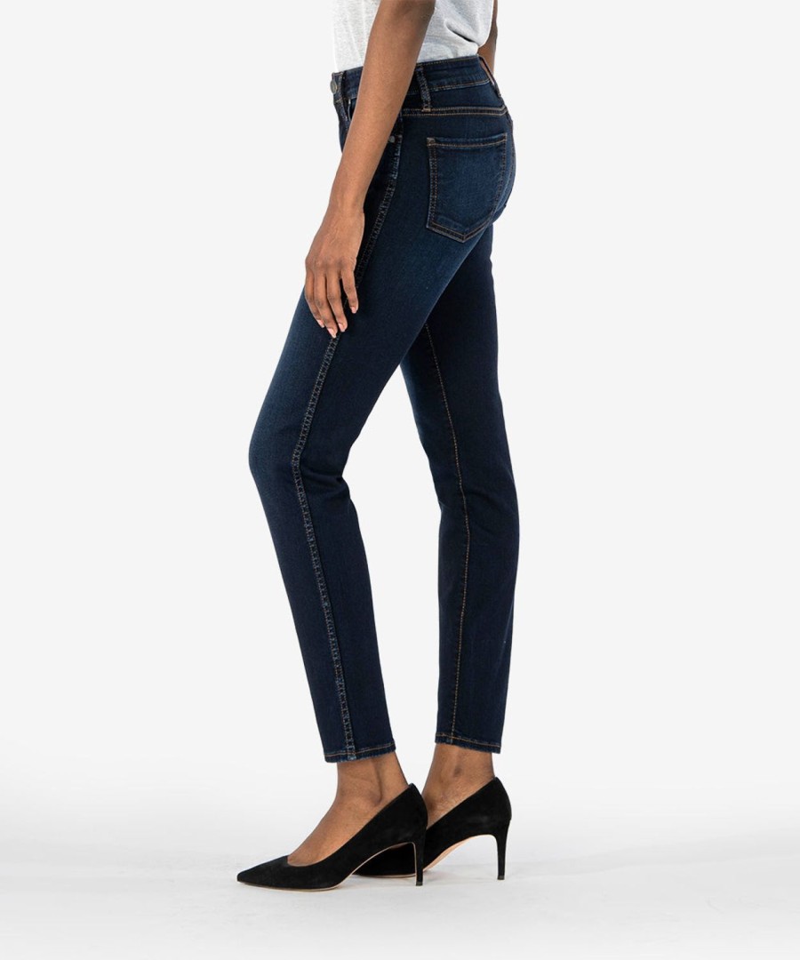 Denim Kut from the Kloth | Diana High Rise Relaxed Fit Fab Ab Skinny Beloved W/Euro Base Wash