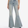 Denim Kut from the Kloth | Stella Fab Ab Studded High Waist Flare Realizing W/Medium Base Wash