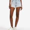 Denim Kut from the Kloth | Jane High Rise Long Denim Shorts (Full Wash) Full W/New Vintage Base Wash