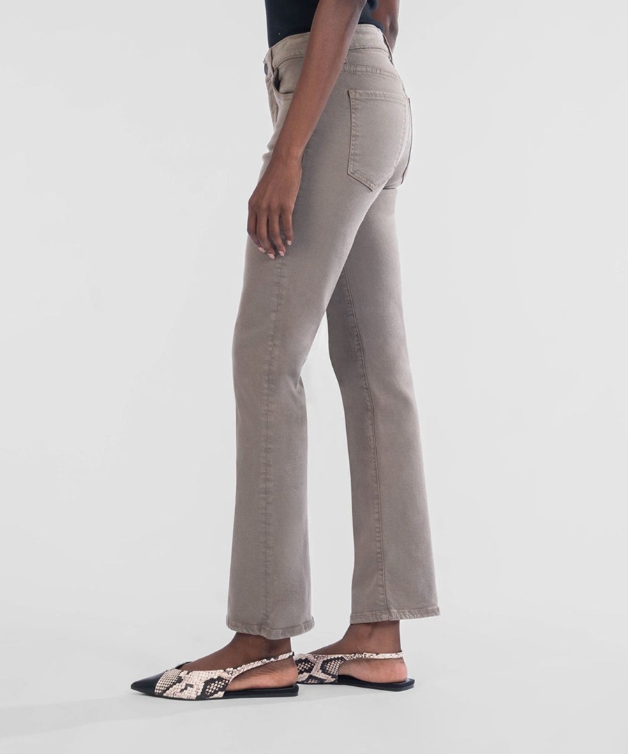 Denim Kut from the Kloth | Kelsey High Rise Fab Ab Ankle Flare, Exclusive Rosemary