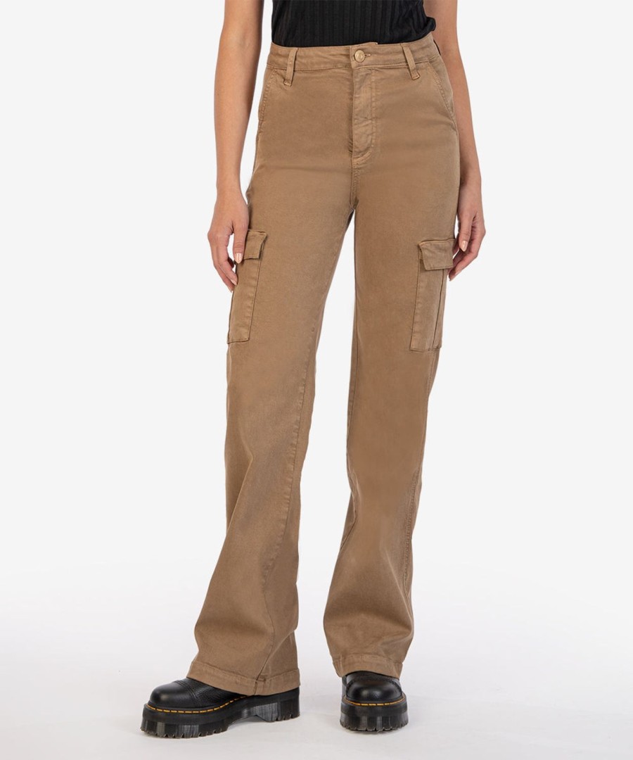 Clothing Kut from the Kloth | Miller High Rise Wide Leg Pant Camel