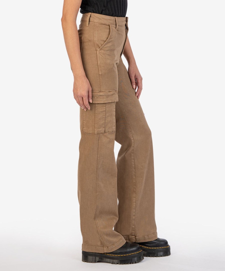 Clothing Kut from the Kloth | Miller High Rise Wide Leg Pant Camel