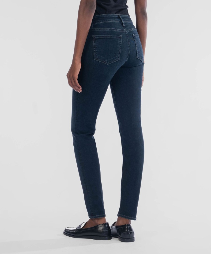 Denim Kut from the Kloth | Diana Mid Rise Skinny, Exclusive Buoyant W/Euro Base Wash