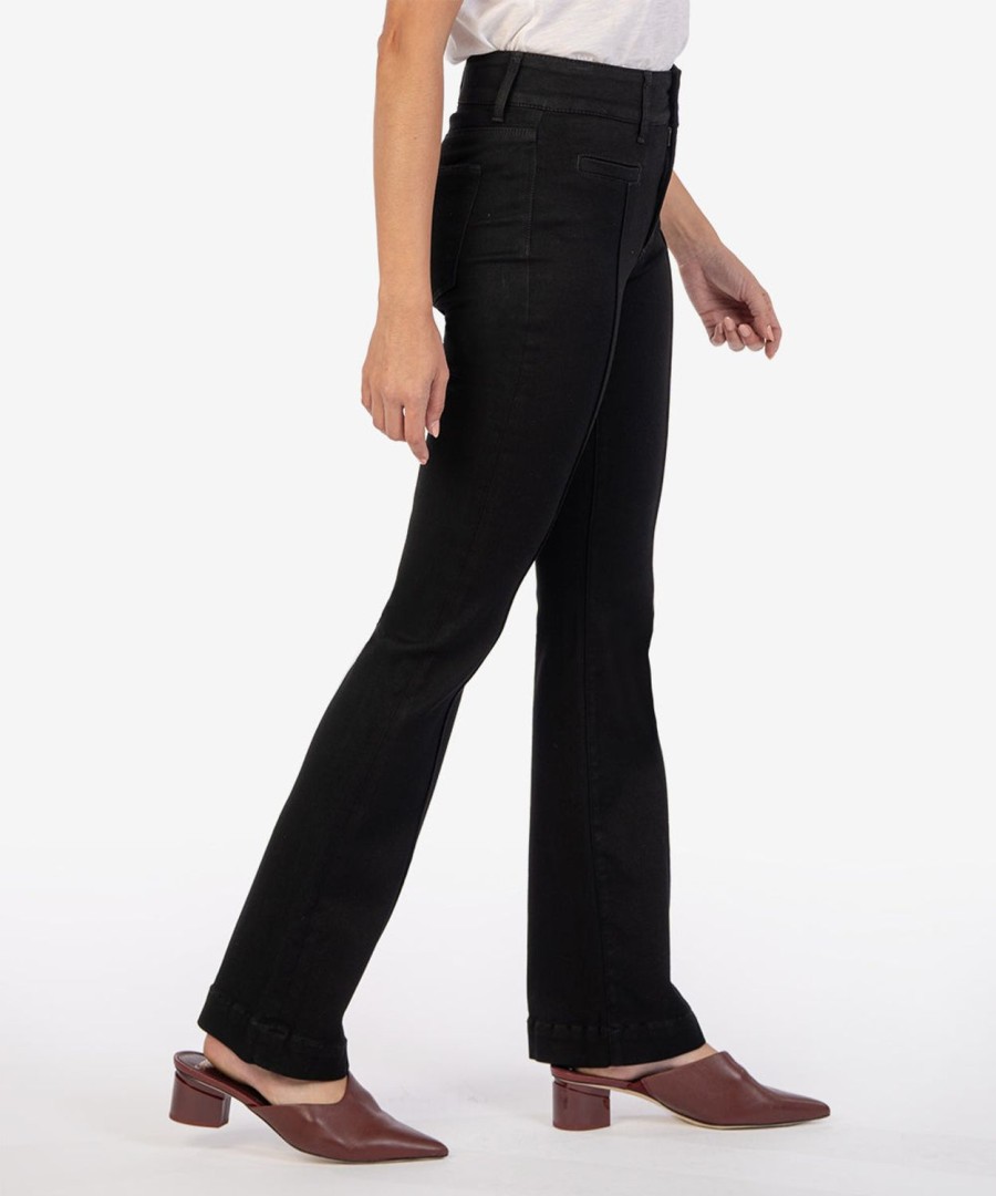 Fit Kut from the Kloth Ana Flare | Ana High Rise Flare Black