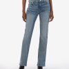 Fit Kut from the Kloth Natalie Boot Cut | Natalie High Rise Fab Ab Bootcut Composed W/Med Base Wash