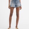 Denim Kut from the Kloth | Jane High Rise Short Instruction W/Medium Base Wash