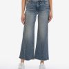 Denim Kut from the Kloth | Meg High Rise Fab Ab Wide Leg Reliance W/Medium Base Wash