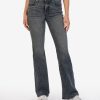 Fit Kut from the Kloth Ana Flare | Ana High Rise Fab Ab Flare Conversation W/Black Base Wash