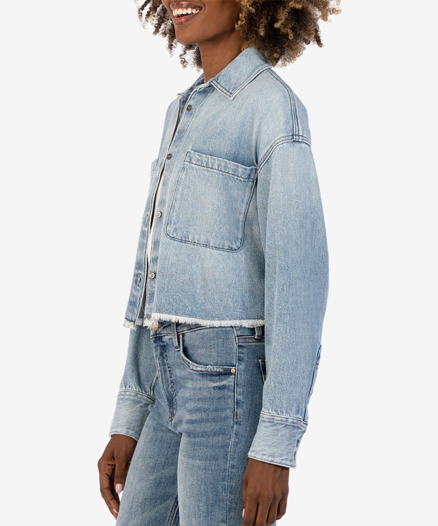 Clothing Kut from the Kloth | Stormi Shirt Jacket Medium Wash