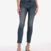 Fit Kut from the Kloth Connie Slim Fit Ankle Skinny | Connie Mid Rise Ankle Slim Fit Skinny Documented W/Dk Base Wash