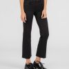 Denim Kut from the Kloth | Kelsey Mid Rise Ankle Flare Black