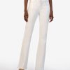 Fit Kut from the Kloth Ana Flare | Ana High Rise Fab Ab Flare Optic White