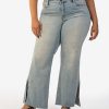 Denim Kut from the Kloth | Meg High Rise Wide Leg, Plus Limit W/Medium Base Wash