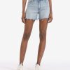 Denim Kut from the Kloth | Jane High Rise Long Short (Keen Wash) Keen W/Medium Base Wash