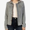 Clothing Kut from the Kloth | Amanda Stripe Jacket Comfortable W/Medium Base Wash