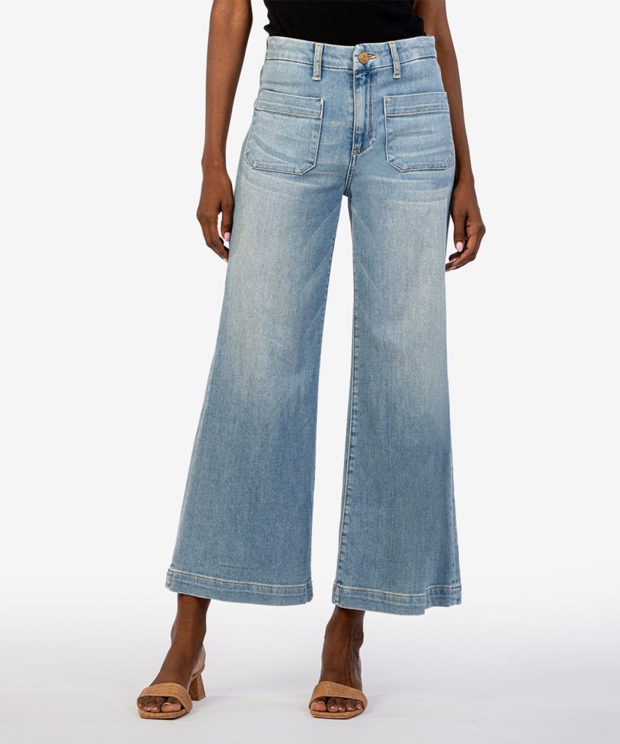 Denim Kut from the Kloth | Meg High Rise Wide Leg Revealing W/New Vintage Bs Wsh