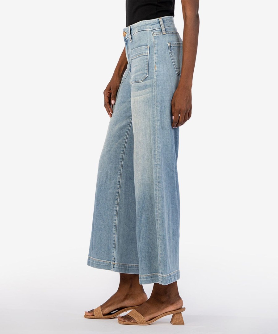 Denim Kut from the Kloth | Meg High Rise Wide Leg Revealing W/New Vintage Bs Wsh