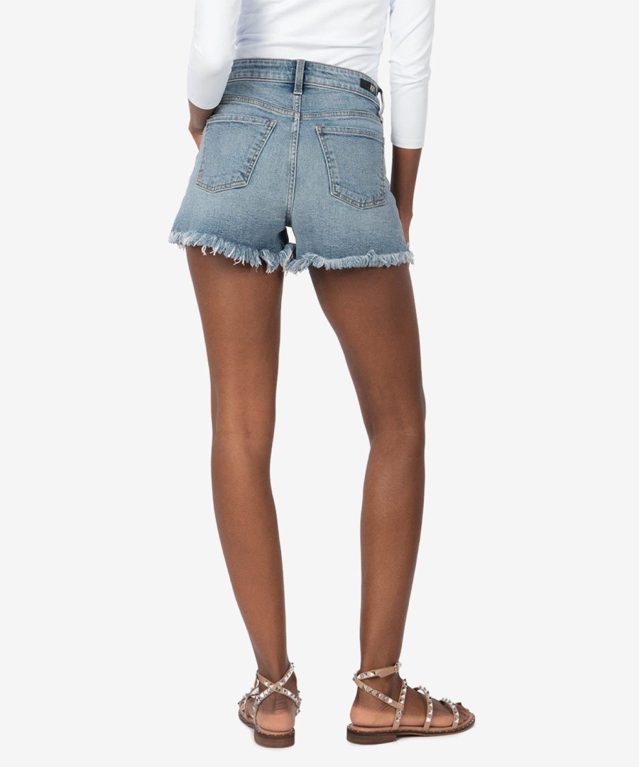 Denim Kut from the Kloth | Jane High Rise Short (Proactive Wash) Proactive W/Medium Base Wash