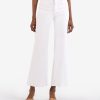 Fit Kut from the Kloth Meg Wide Leg | Meg High Rise Fab Ab Wide Leg Optic White