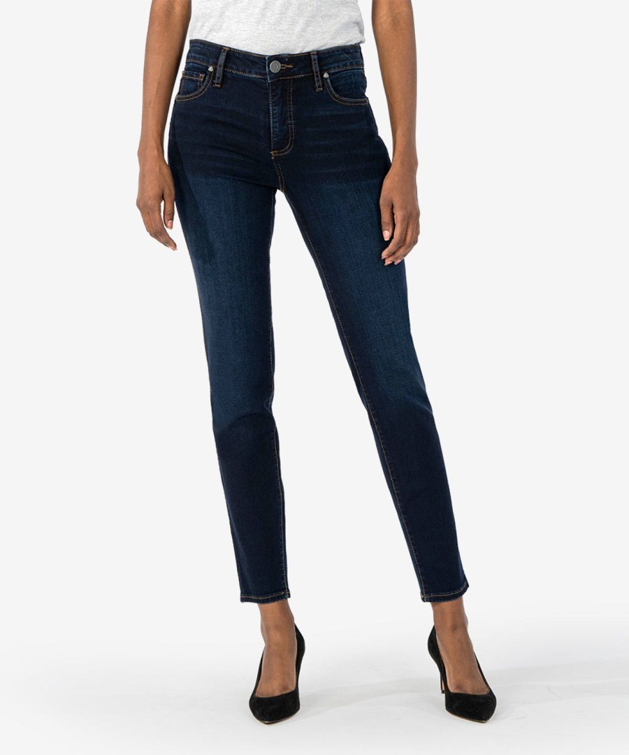 Fit Kut from the Kloth Diana Relaxed Fit Skinny | Diana High Rise Relaxed Fit Fab Ab Skinny Beloved W/Euro Base Wash