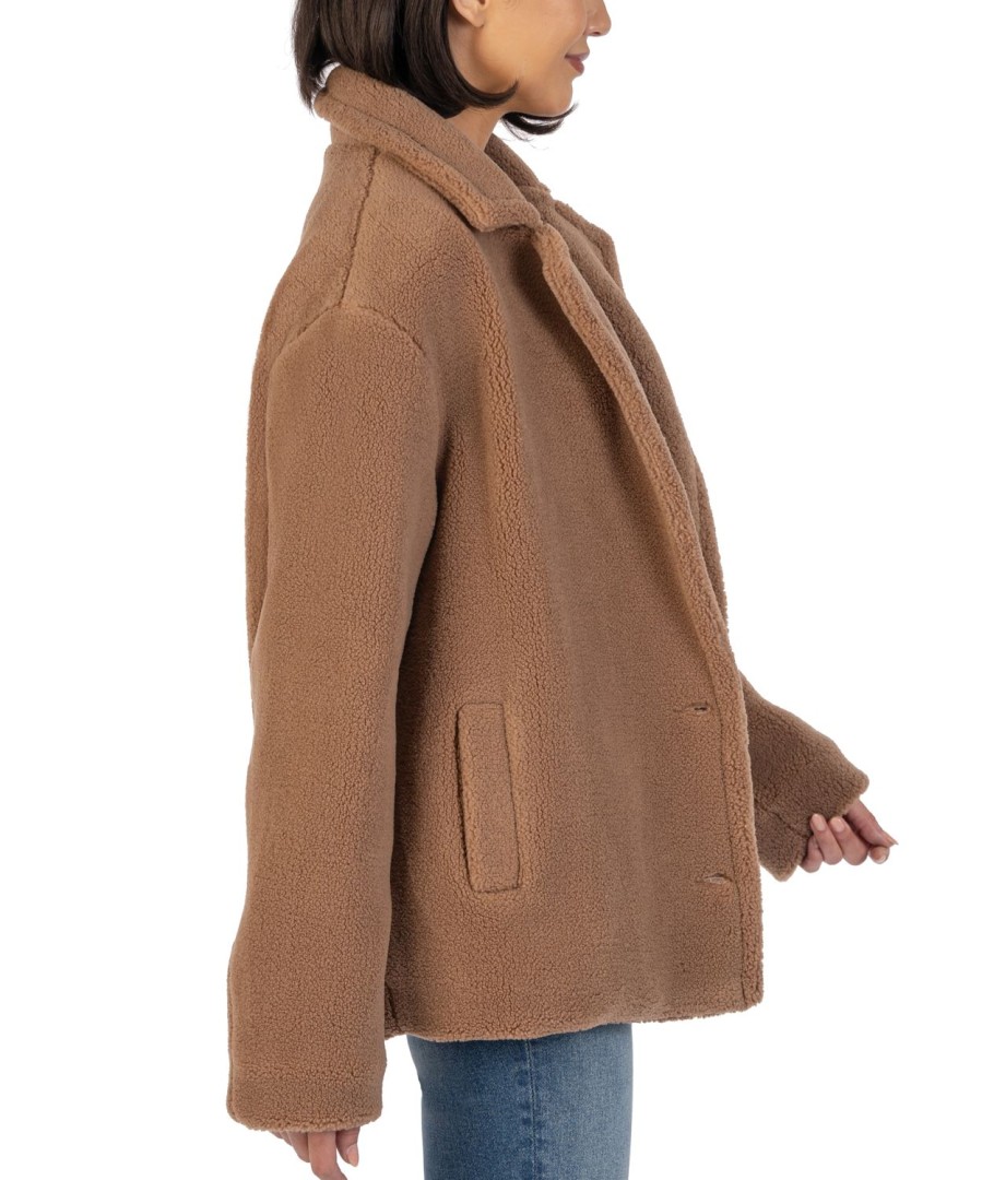 Clothing Kut from the Kloth | Emilijah Sherpa Coat Cedar