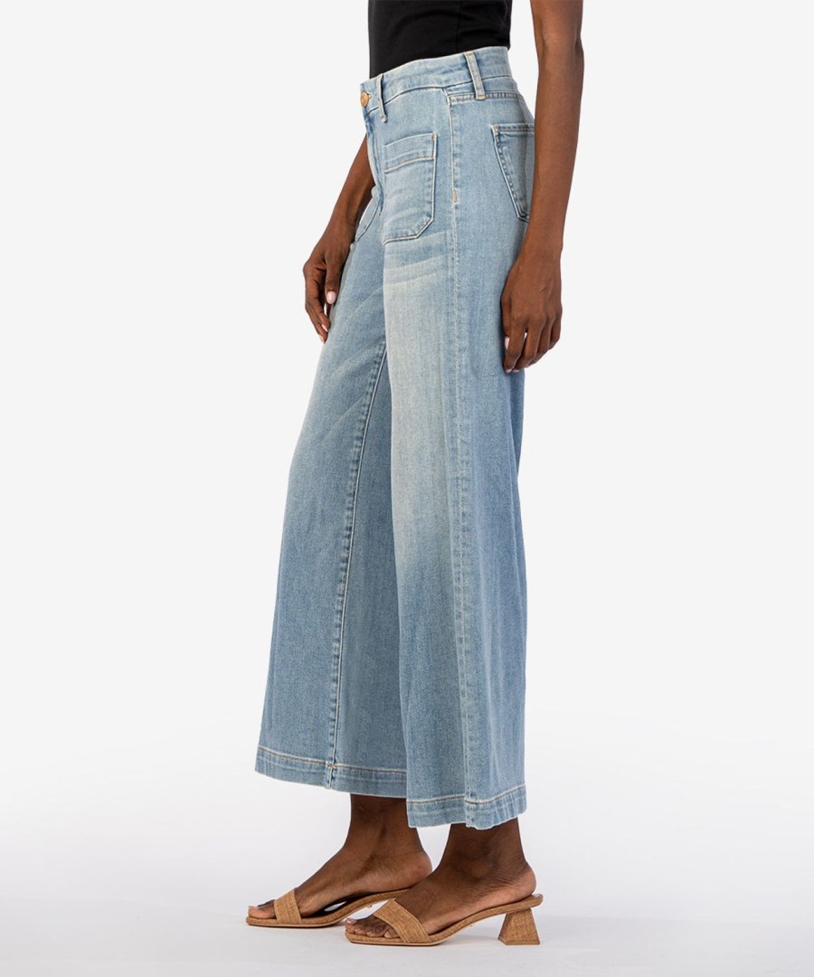 Fit Kut from the Kloth Meg Wide Leg | Meg High Rise Wide Leg Revealing W/New Vintage Bs Wsh