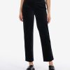 Denim Kut from the Kloth | Elizabeth High Rise Velveteen Trouser Black