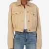 Clothing Kut from the Kloth | Rumi Cropped Trucker Jacket Khaki