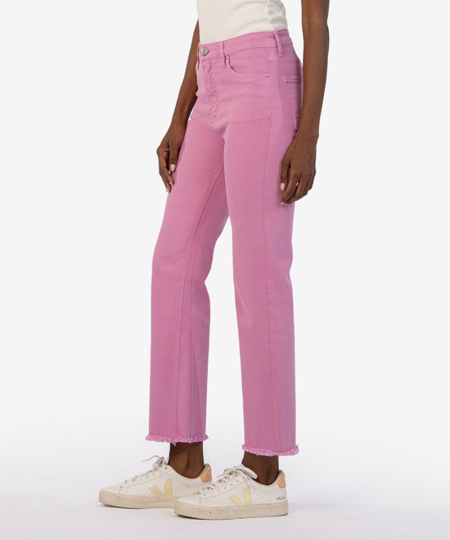 Clothing Kut from the Kloth | Kelsey High Rise Fab Ab Ankle Flare Lavender