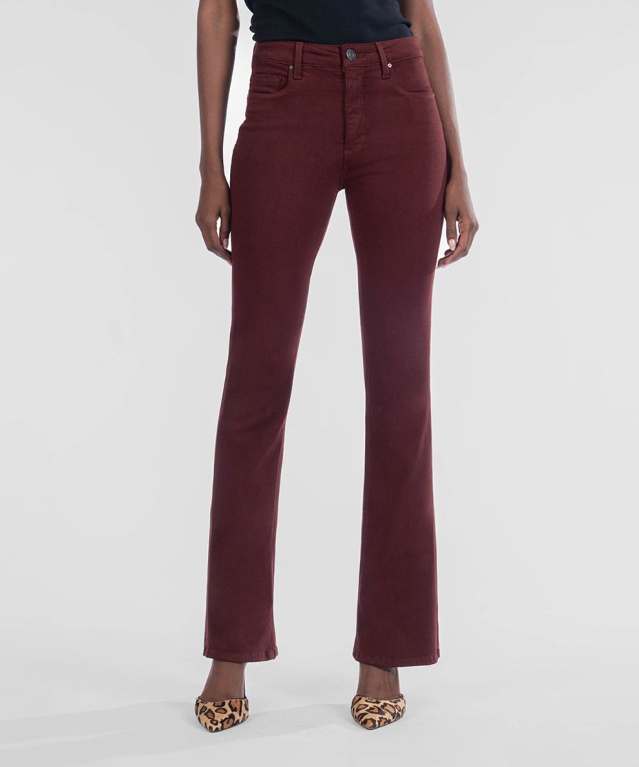 Denim Kut from the Kloth | Ana High Rise Fab Ab Flare, Exclusive Jam